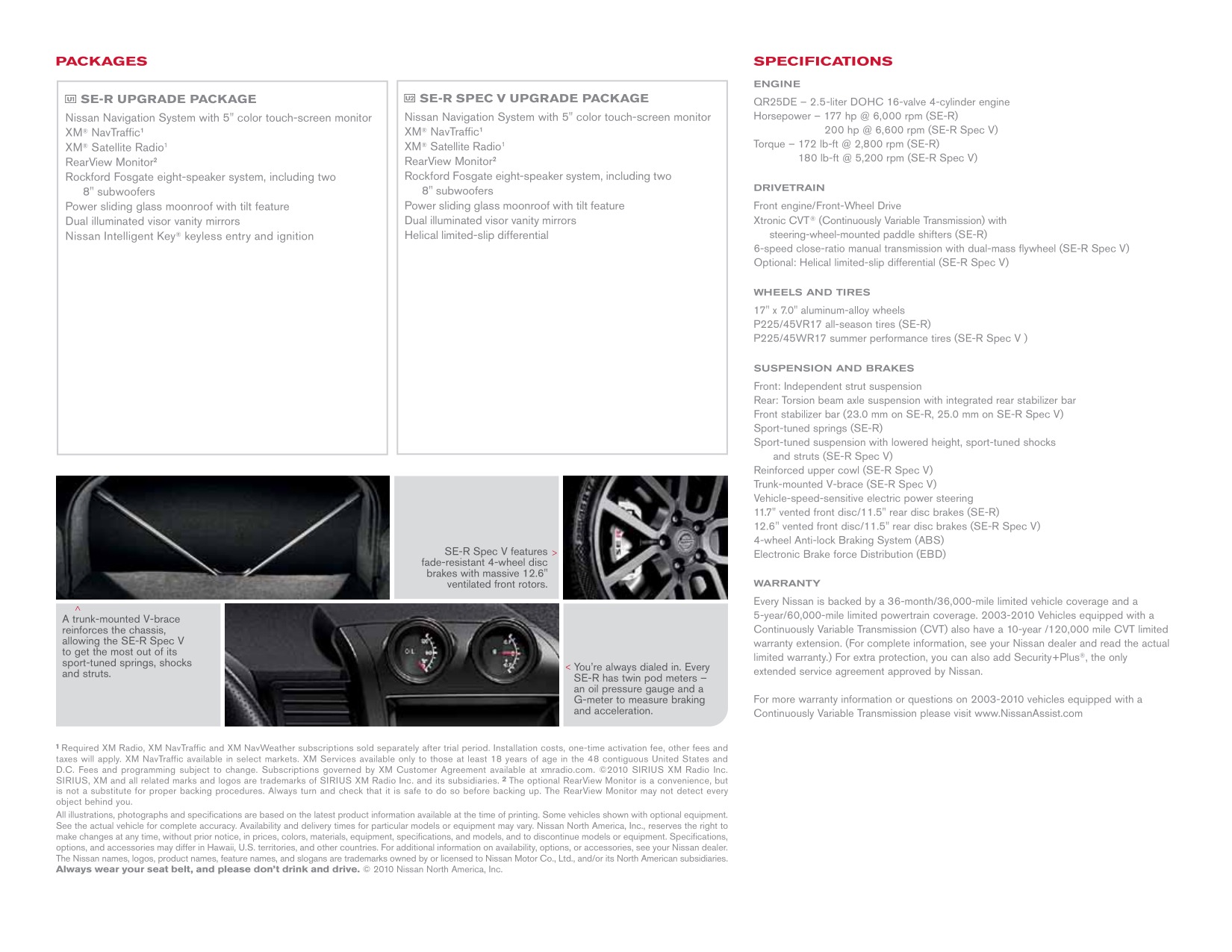2011 Nissan Sentra Brochure Page 4